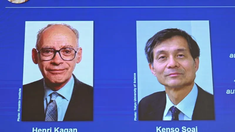 French, Japanese scientists win 2026 Nobel Prize in chemistry - French scientist, Henry B. Kagan, Japanese scientist, Kenshu Sui, Nobel Prize in Chemistry