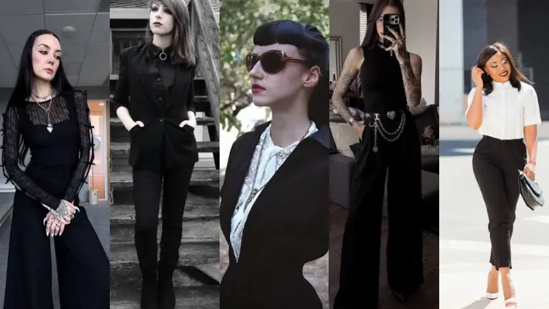 Goth-Corp takes over as celebrities give office style a dark twist