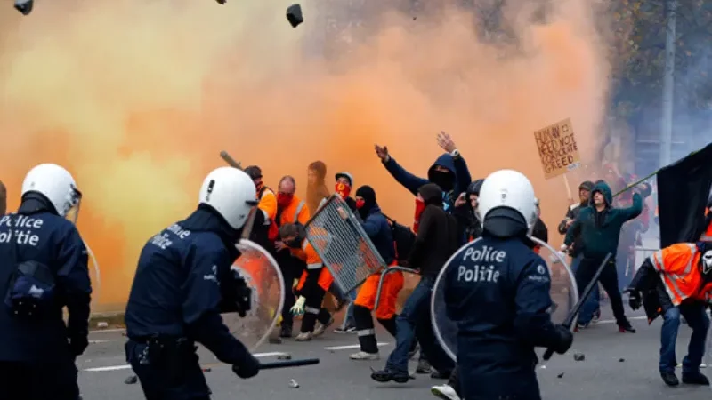 Belgium student protests lead to 107 arrests in Liege - 107 people arrested, eastern Belgium, French-speaking education, Student protests