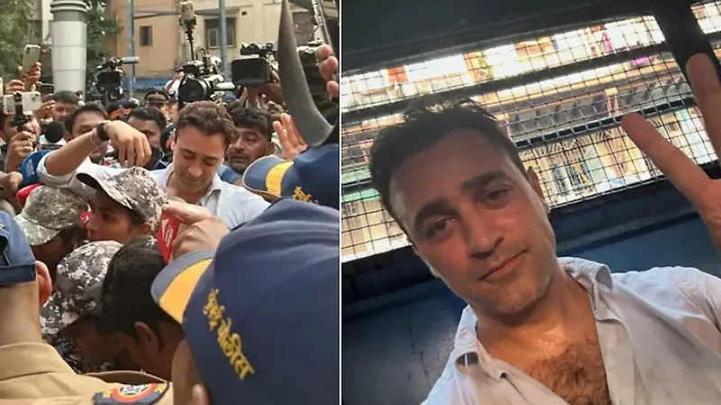 Bollywood actor Imran Khan detained during Mumbai protest - bollywood actor, CJP's demonstration, Imran Khan, Mumbai Police