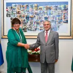 Dar meets with Secretary General Commonwealth