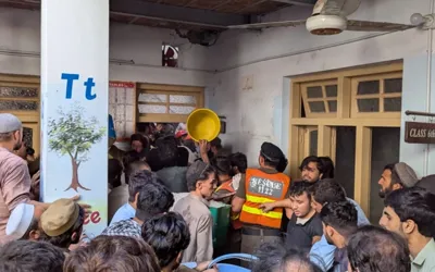 Peshawar school roof collapse kills 17 children and a teacher, officials say