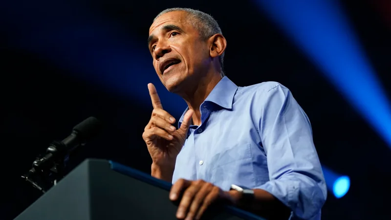 Obama attacks Trump on campaign trail ahead of Nov. 3 midterms