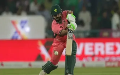 Shadab Khan’s heroics power Pakistan to a nail-biting win over England in ODI tri-series