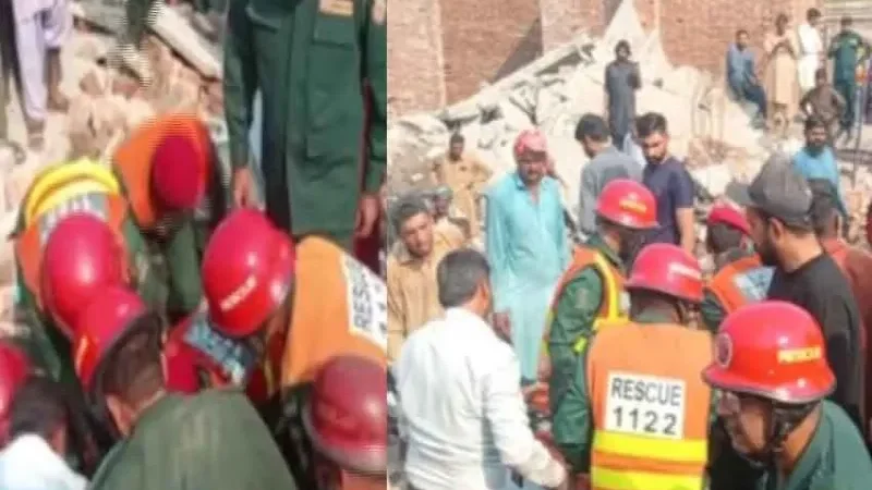 One dead, six rescued after under-construction plaza roof collapses in Multan