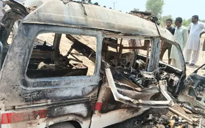 Ambulance oxygen cylinder blast in Thar kills 9, including health workers