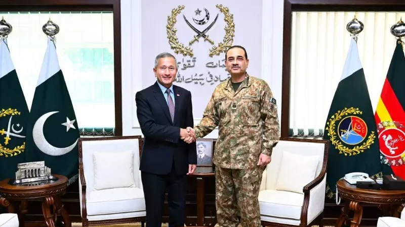 CDF Asim Munir, Singapore’s FM discuss regional and global security - CDF, Dr Vivian Balakrishnan, Singapore’s FM, Syed Asim Munir