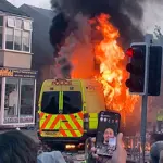 UK Leader blames far right for hijacking town’s grief after triple child killed