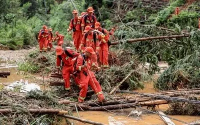 30 dead and dozens missing as central China faces severe rainstorm