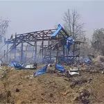 Myanmar airstrikes target border hospital near China, Killing 10 people