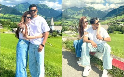 Shoaib Malik, Sana Javed's Stunning Switzerland Vacation Pictures