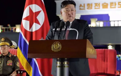 Kim Jong Un celebrates frontline delivery of 250 nuclear-capable missile launchers