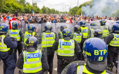 6,000 specially trained UK officers deployed this week amid Far-right tensions
