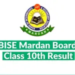 Mardan Board 10th Class Result - Check Online