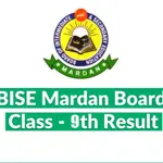 Mardan Board 9th Class Result – Check Online
