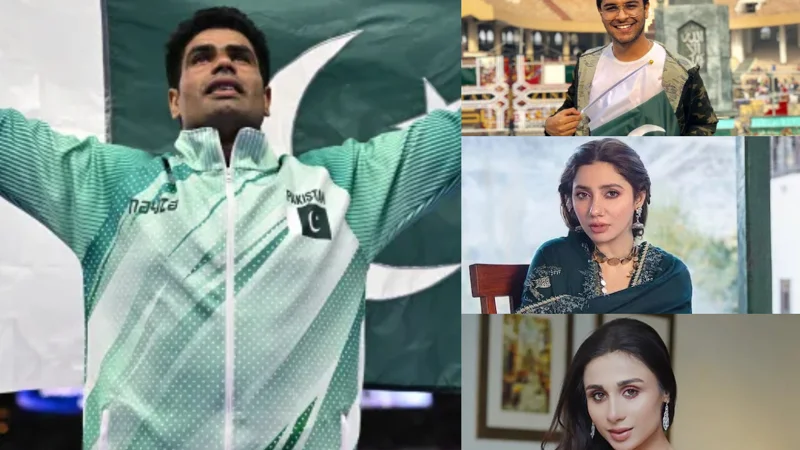 Celebrities Shower Arshad Nadeem with Praise Following His Olympic Gold Medal Win