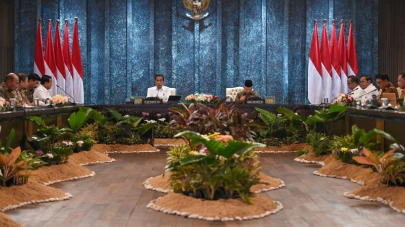 Indonesian President convenes Inaugural cabinet meeting in new capital