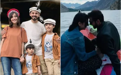 Bilal Qureshi and Uroosa's Sweet Pictures from Attabad Lake