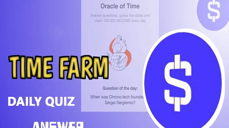 Time Farm Daily Quiz Today – August 31, 2024