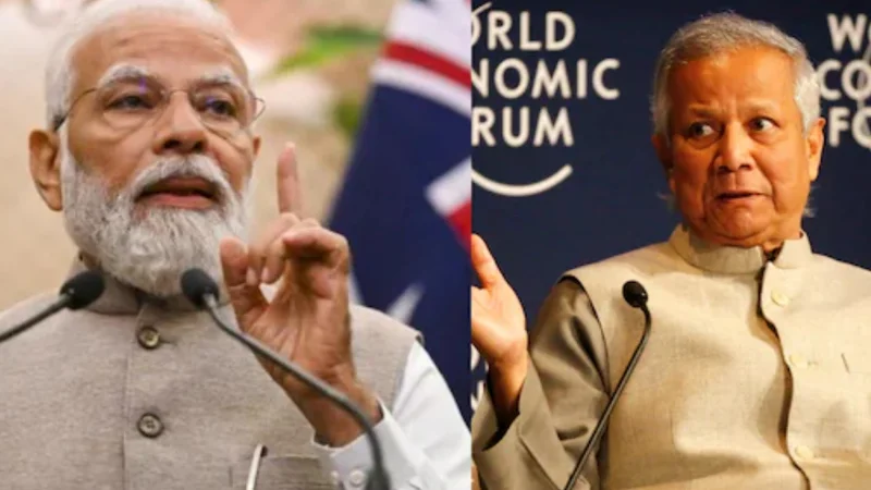 India PM Modi shows support for Bangladesh’s Yunus