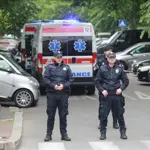 Serbian police shoot armed suspect in an incident