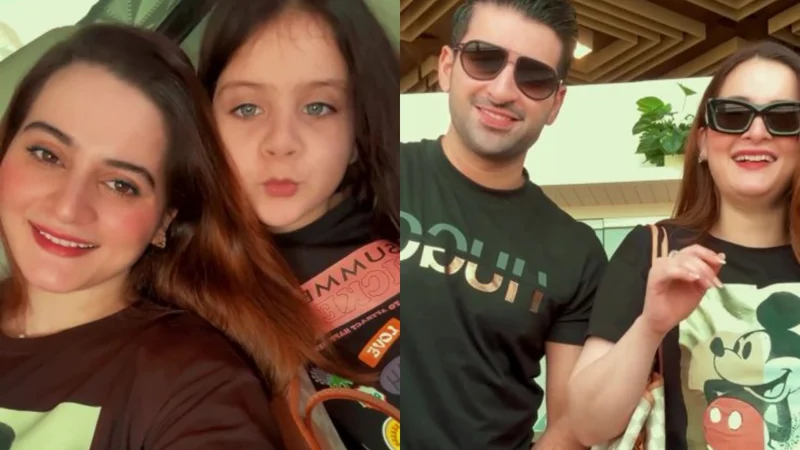 Muneeb Butt and Aiman Khan enjoy family time in Dubai