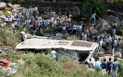 Deadly Nepal highway crash killed 27 Indian pilgrims
