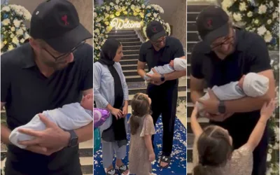 Shahid Afridi's Adorable Video with Grandson & Daughters Wins the Internet