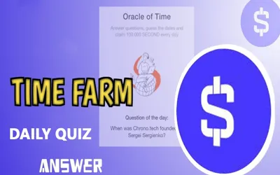 Time Farm Daily Quiz Today – August 28, 2024