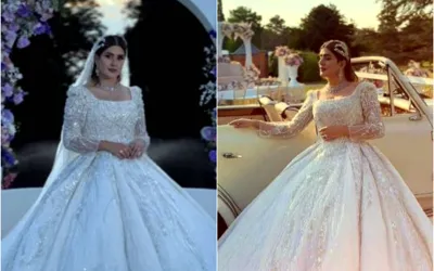 Kubra Khan’s White Bridal Look Goes Viral