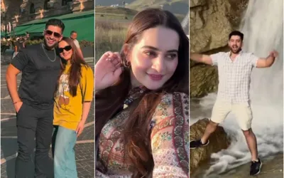 See Photos: Aiman Khan & Muneeb Butt's Family Vacation in Baku