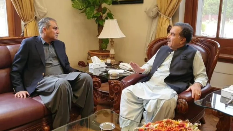 Naqvi meets Governor Balochistan
