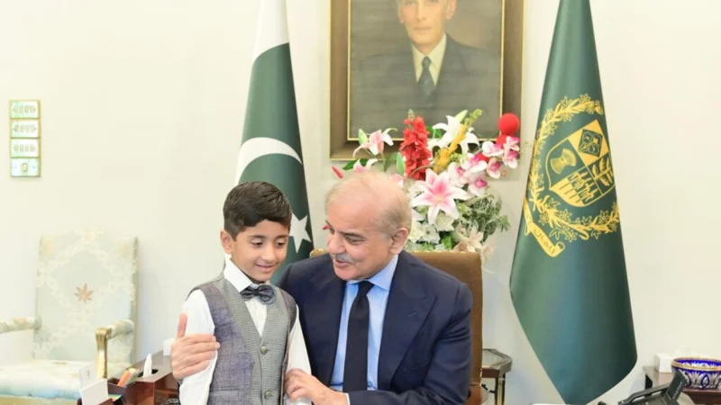 PM meets Guinness world record holder Sufiyan Mehsood
