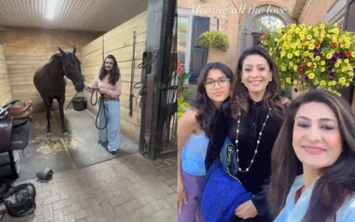 Saba Hameed enjoys vacation with her daughter and sister