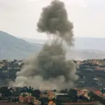 Israeli bombing reported near Lebanon-Israel border
