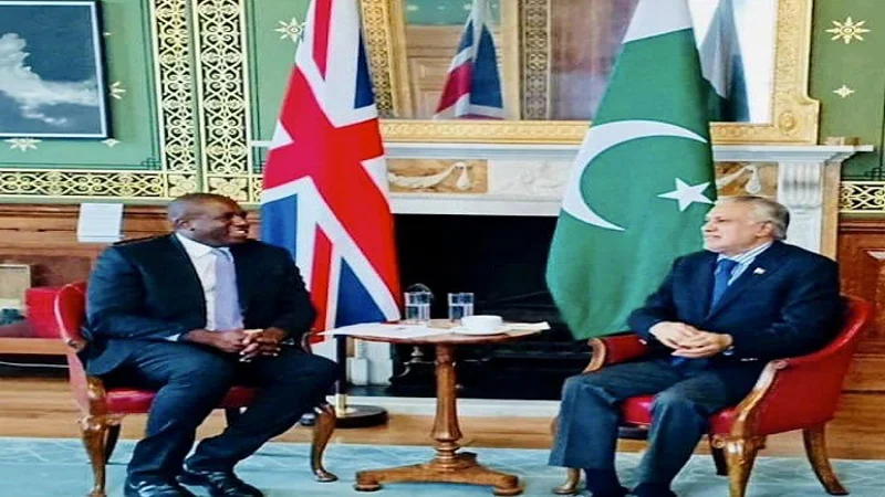 Dar, Lammy discuss strengthening Pak-UK ties, regional issues