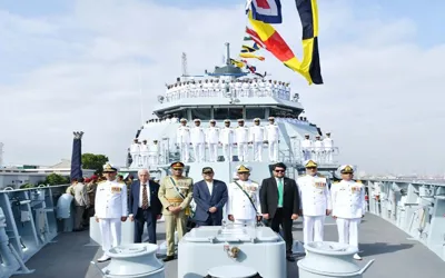 President Zardari for stronger Navy to protect Pakistan’s geo-economic interests