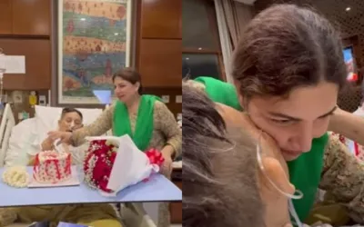 Shagufta Ejaz celebrates wedding milestone with husband in hospital