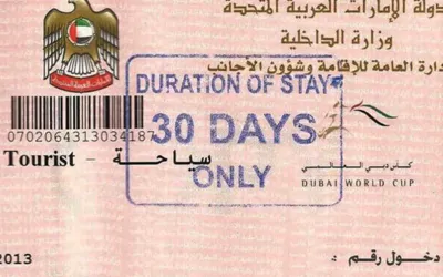 UAE 30-day visit visa fee for Pakistani nations - September 2024