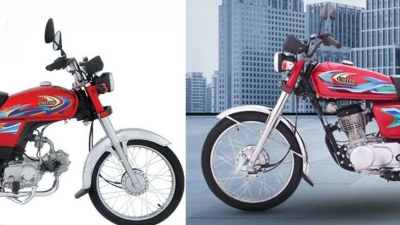 United 70cc and 125cc 2025 Models New Price in Pakistan- September 2024