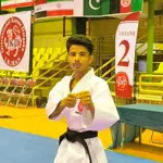 Zainuddin Tareen wins gold medal in Asia IKD Karate Championship