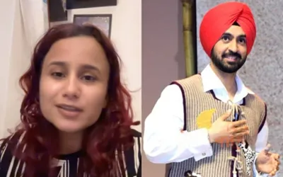 Diljit Dosanjh Gets Criticized by Indian Influencer Saumya Sahni