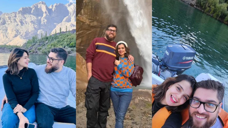 Srha Asgr exploring Skardu beauty with her husband