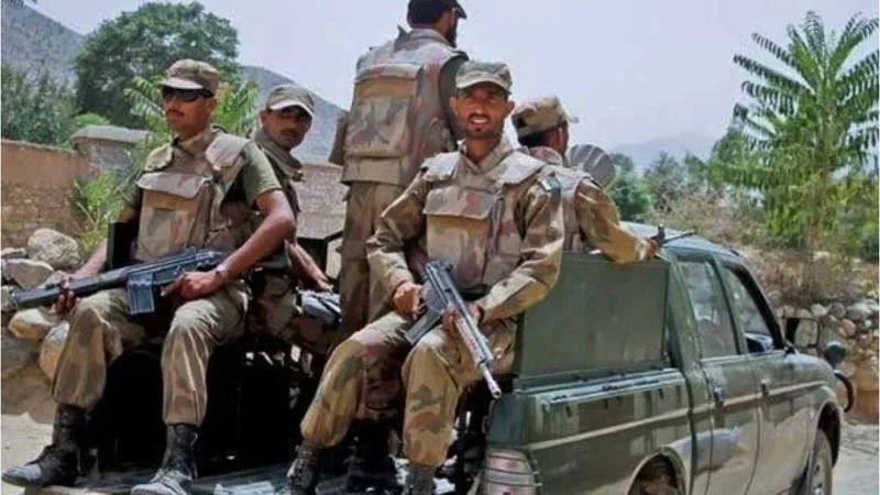 Officer and two soldiers martyred, eight terrorists killed in KP operations