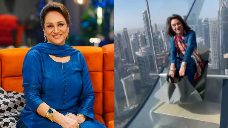 Bushra Ansari takes on Dubai’s famous glass slide: A thrill to remember