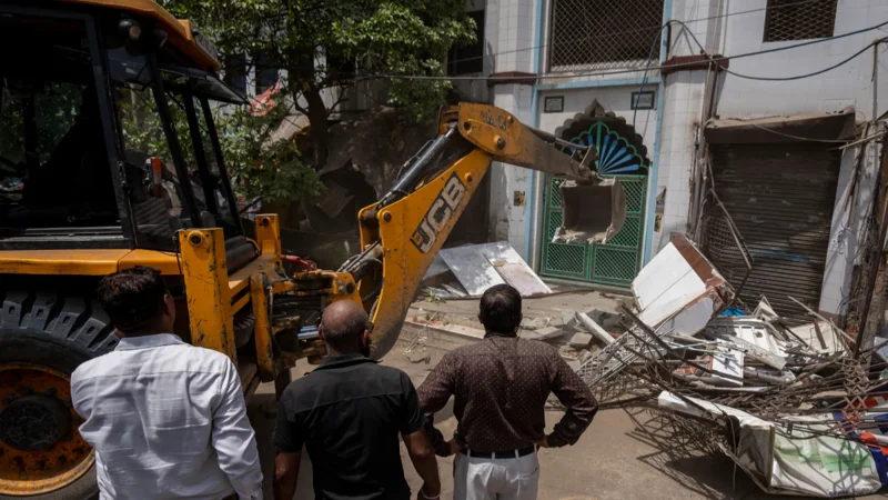 Muslim places of worship are being demolished in India