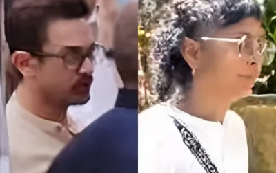 Aamir Khan and family come together for Reena Dutta’s father’s final farewell