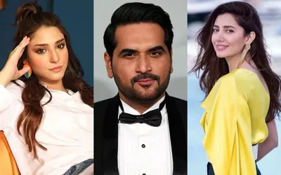 Ramsha Khan feature alongside Humayun Saeed and Mahira Khan in "Love Guru" film
