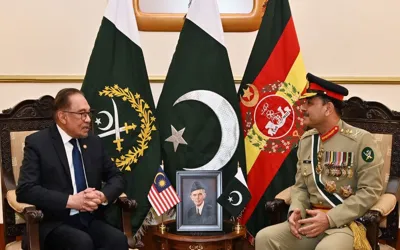 Malaysian PM, COAS discuss bilateral interests, regional security