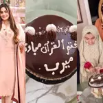 Sadia Imam shares precious moments from her daughter's “Khatm ul Quran”